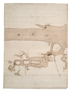 Karte des Flusses Medway und eines Teils der Themse: Nr. 24 Sheerness, ca. 1590 von Unknown artist