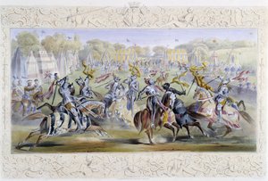 Ritterliches Turnier - in „Ritter von England“ von J. Whatman, hrsg. von T. M