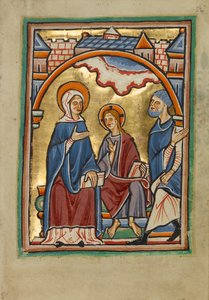 Christus segnet seine Eltern von Unknown artist