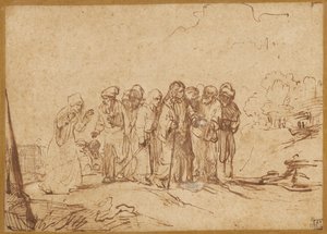 Christus und die kanaanäische Frau von Unknown artist