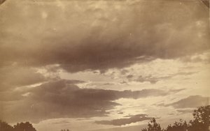 Wolkenstudie von Unknown artist