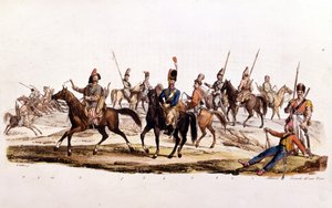Kosaken: 1. 2. Kosaken 3. Don-Kosake 4. Offizieller Don-Kosake 5. Cossack Chernomowskij 6. Ural-Kosake 7. Regulärer Kosake 8. Baschkir 9. und 10. Kalmouk