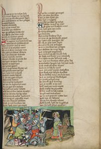 Davids Armee auf der Jagd nach Absalom