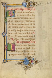Geschmücktes Initial B; Geschmücktes Initial I von Unknown artist