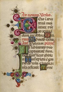Dekoriertes Initial D; Dekoriertes Initial I