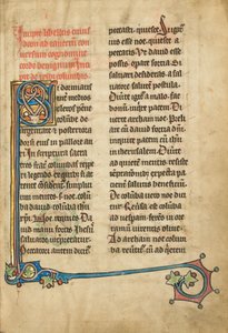 Dekorierter Initialbuchstabe S von Unknown artist