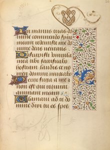 Dekorierte Textseite von Unknown artist
