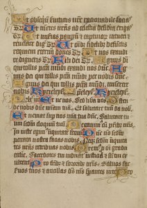 Geschmückte Textseite von Unknown artist