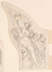Dekoration eines Seitenpaneels eines Wagens von Unknown artist