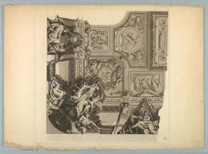 Dekorationen von Lebrun und Mignard im Schloss von Versailles