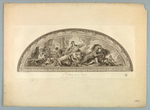 Dekorationen von Lebrun und Mignard im Schloss von Versailles