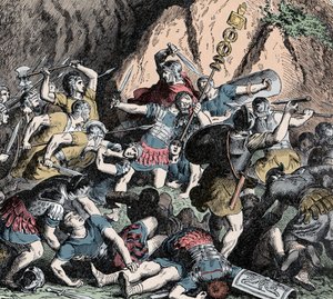 Niederlage der Fabier - Zweiter Punischer Krieg von Unknown artist