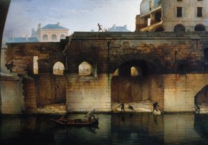 Abriss des alten Hôtel-Dieu; die "cagnards", 1878 von Unknown artist