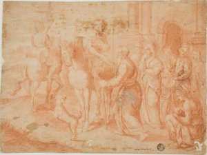 Abreise des Tobias von Unknown artist