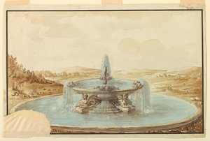 Entwurf für einen Brunnen