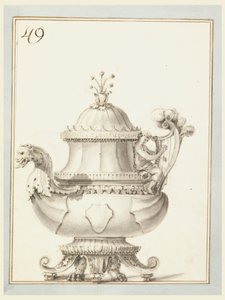 Design für eine Teekanne von Unknown artist
