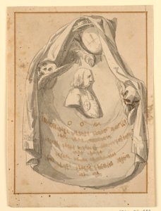 Entwurf eines Grabmonuments für einen Prälaten von Unknown artist