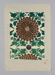 Design auf Papier von Unknown artist