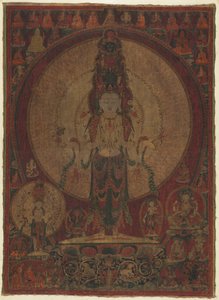 Elfhauptiger, tausendarmiger Bodhisattva des Mitgefühls (Avalokiteshvara) von Unknown artist