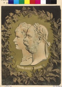 Kaiser von Österreich und Elisabeth Franz Joseph I. von Unknown artist