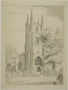 Englische Landkirche von Unknown artist