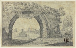 Eingang des Zirkus von Caracalla von Unknown artist