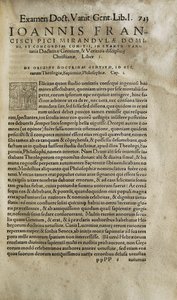 Examination vanitatis doctrinae gentium et veritatis christianae disciplinae von Pico della Mirandola
