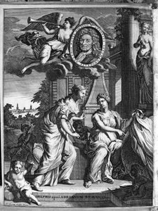 Falscher Titel (falscher Titel) des Gesamtwerks des niederländischen Händlers und Gelehrten Antoine van Leeuwenhoek (oder Leeuvenhoek Leeuwenhoeck) (oder Antoni oder Anthonie) (1632-1723) 1719