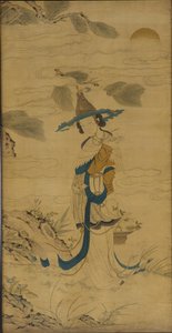 Unsterbliche Frau mit einem Korb von Unknown artist