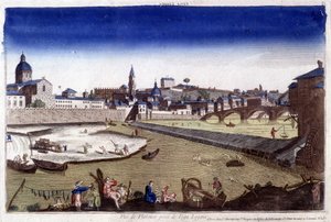 Florenz und der Fluss Arno im 18. Jahrhundert