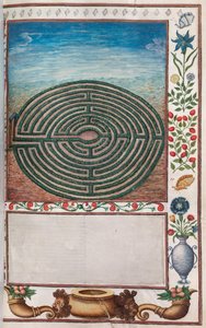 Florilegium: Irrgarten (Seite 15 recto) von Unknown artist