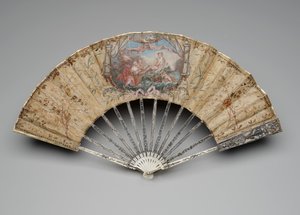 Faltfächer mit der Geburt der Venus