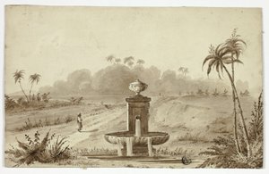 Brunnen in der Oase von Unknown artist