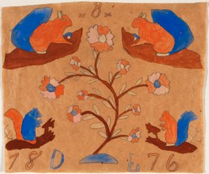 Vier Eichhörnchen von Unknown artist