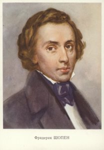 Frederic Chopin, polnischer Komponist und Pianist von Unknown artist