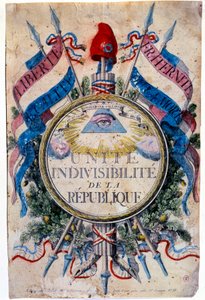 Französische Revolution: Freiheit, Gleichheit, Brüderlichkeit oder Tod. Unteilbarkeit der Republik, die revolutionären Symbole