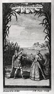 Frontispiz von „Les Stratagemes de l