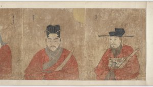 Genealogie und Porträts der Familie Li von Unknown artist