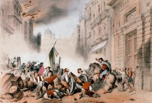 Giuseppe Garibaldi betritt Palermo, 26. Mai 1860 von Unknown artist
