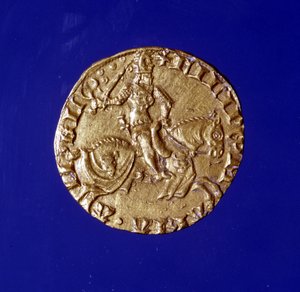 Goldmünze mit dem Abbild von Filippo Maria Visconti (1392 - 1447) von Unknown artist