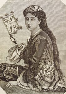 Griechenland (19. Jh.). Gesellschaft. Junger Grieche. 1879. Gravur von Unknown artist