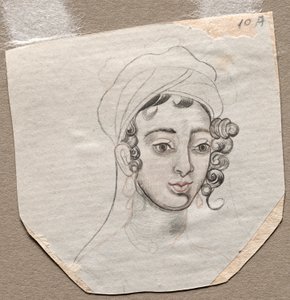 Kopf eines jungen Mannes von Unknown artist