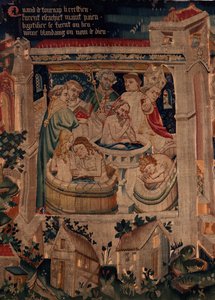 Geschichte von St. Piat und St. Eleuthère, Szene 7 Taufe der verbannten Christen