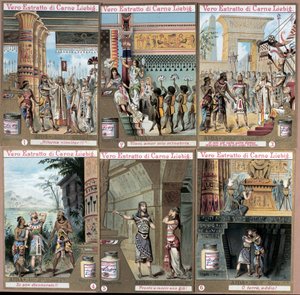 Illustration zur Oper „Aida“ von Giuseppe Verdi (1813-1901)