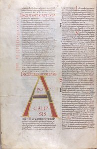 Incipit des Buches der Offenbarung
