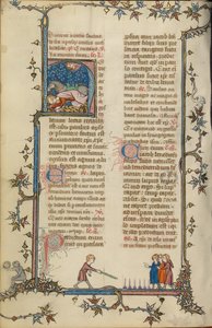 Initiale H: Die Bekehrung des Heiligen Paulus von Unknown artist