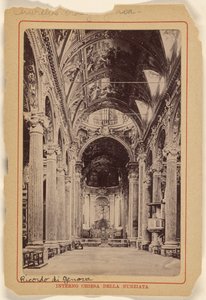 Innenraum der Kirche Della Nunziata von Unknown artist
