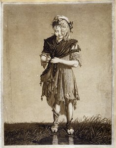 Irisches Mädchen von Unknown artist