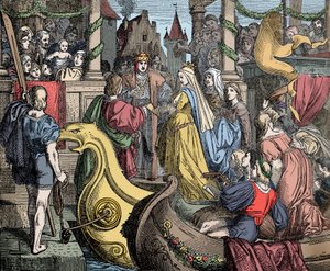 Isabellas Empfang in Worms von Unknown artist