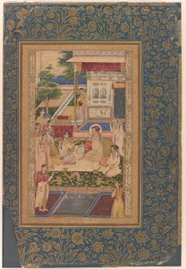 Jahangir und Prinz Khurram werden von Nur Jahan unterhalten
